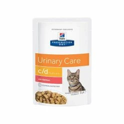 HILL'S Pet Nutrition Pâtée C/D URINARY MULTICARE SAUMON Chat 12x85g - Prescription Diet