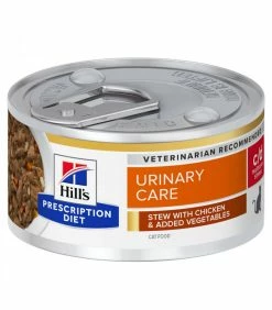 HILL'S Pet Nutrition Pâtée C/D URINARY STRESS MULTICARE MIJOTES Chat 24x82g - Prescription Diet -alimentation chats boutique patee cd urinary stress multicare mijotes chat 24x82g prescription diet 2