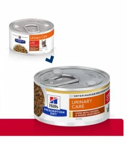 HILL'S Pet Nutrition Pâtée C/D URINARY STRESS MULTICARE MIJOTES Chat 24x82g - Prescription Diet