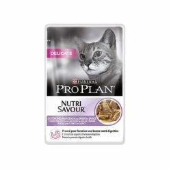 Purina Pâtée DELICATE NUTRISAVOUR DINDE Chat 26x85g - Pro Plan