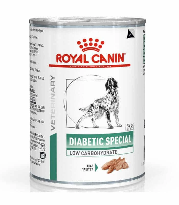 ROYAL CANIN Pâtée DIABETIC SPECIAL Chien 12x410g - Veterinary Health Nutrition 1 ROYAL CANIN Pâtée DIABETIC SPECIAL Chien 12x410g - Veterinary Health Nutrition