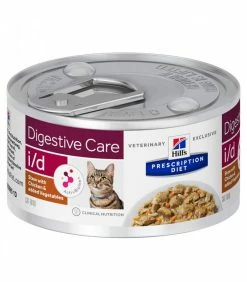 HILL'S Pet Nutrition Pâtée I/D DIGESTIVE MIJOTÉS POULET & LEGUMES Chat 24x82g - Prescription Diet