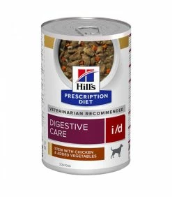 HILL'S Pet Nutrition Pâtée I/D DIGESTIVE MIJOTÉS POULET & LEGUMES Chien Et Chiot 12x354g - Prescription Diet -alimentation chats boutique patee id digestive mijotes poulet legumes chien et chiot 12x354g prescription diet 2