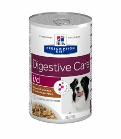 HILL'S Pet Nutrition Pâtée I/D DIGESTIVE MIJOTÉS POULET & LEGUMES Chien Et Chiot 12x354g - Prescription Diet