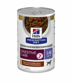 HILL'S Pet Nutrition Pâtée I/D LOW FAT DIGESTIVE MIJOTES POULET & LEGUMES Chien 12x354g - Prescription Diet -alimentation chats boutique patee id low fat digestive mijotes poulet legumes chien 12x354g prescription diet 2