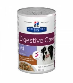 HILL'S Pet Nutrition Pâtée I/D LOW FAT DIGESTIVE MIJOTES POULET & LEGUMES Chien 12x354g - Prescription Diet