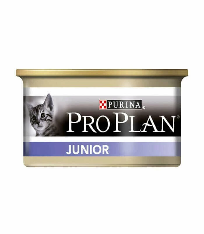 Purina Pâtée JUNIOR POULET Chat 24x85g - Pro Plan 1 Purina Pâtée JUNIOR POULET Chat 24x85g - Pro Plan