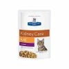 HILL'S Pet Nutrition Pâtée K/D KIDNEY BOEUF Chat 12x85g - Prescription Diet