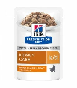 HILL'S Pet Nutrition Pâtée K/D KIDNEY POULET Chat 12x85g - Prescription Diet -alimentation chats boutique patee kd kidney poulet chat 12x85g prescription diet 2