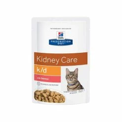 HILL'S Pet Nutrition Pâtée K/D KIDNEY SAUMON Chat 12x85g - Prescription Diet