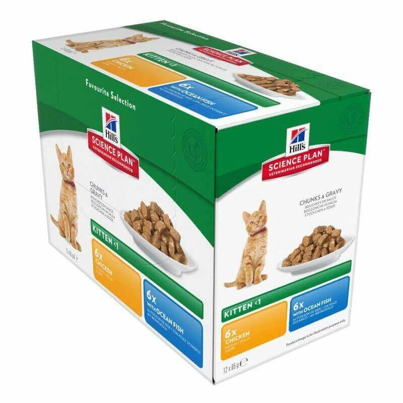 HILL'S Pet Nutrition Pâtée KITTEN PACK MIXTE Chat 12x85g - Science Plan 5 HILL'S Pet Nutrition Pâtée KITTEN PACK MIXTE Chat 12x85g - Science Plan – Image 5