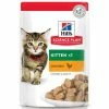 HILL'S Pet Nutrition Pâtée KITTEN POULET Chat 12x85g - Science Plan