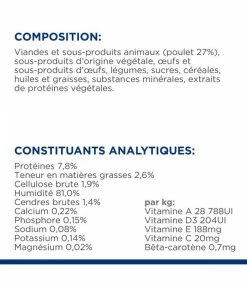 HILL'S Pet Nutrition Pâtée METABOLIC POULET Chat 12x85g - Prescription Diet -alimentation chats boutique patee metabolic poulet chat 12x85g prescription diet 8