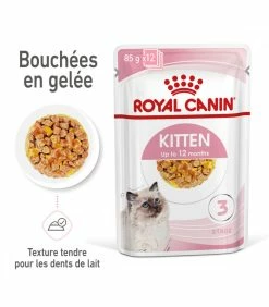 ROYAL CANIN Pâtée Cat Kitten Instinctive Bouchées En Sauce Chat 12x100g - Veterinary Care Nutrition -alimentation chats boutique patee pediatric growth chat 12x100g veterinary care nutrition 7