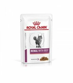 ROYAL CANIN Pâtée RENAL BOEUF Chat 12x85g - Veterinary Health Nutrition