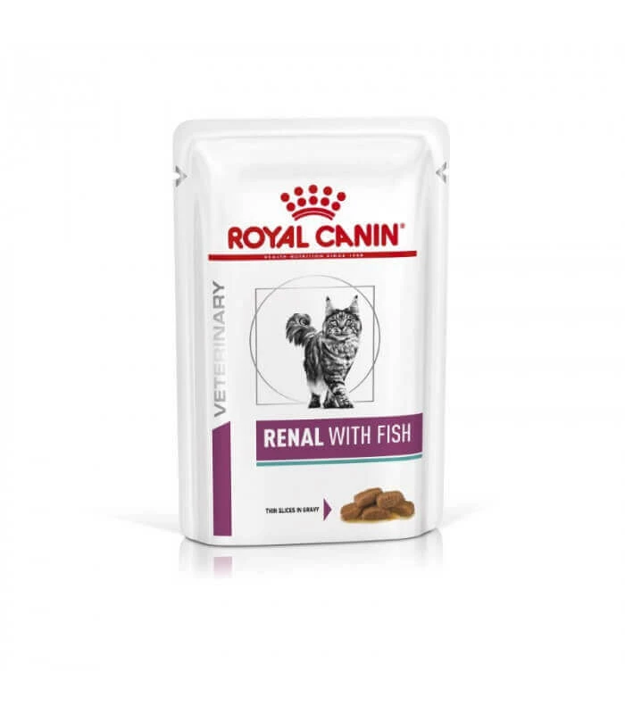 ROYAL CANIN Pâtée RENAL POISSON Chat 12x85g - Veterinary Health Nutrition 1 ROYAL CANIN Pâtée RENAL POISSON Chat 12x85g - Veterinary Health Nutrition