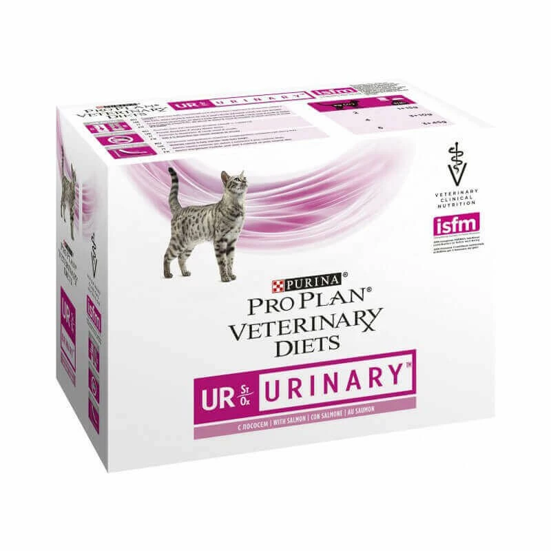Purina Pâtée UR URINARY SAUMON Chat 10x85g - Pro Plan Veterinary Diets 1 Purina Pâtée UR URINARY SAUMON Chat 10x85g - Pro Plan Veterinary Diets