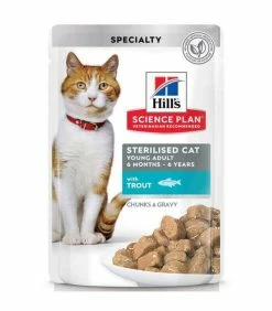 HILL'S Pet Nutrition Pâtée STERILISED YOUNG ADULT PACK MIXTE Chat 12x85g - Science Plan -alimentation chats boutique patee young adult sterilised pack mixte chat 12x85g science plan 3