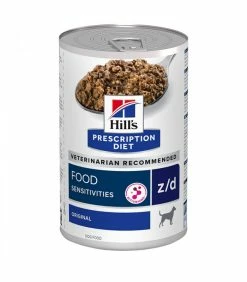 HILL'S Pet Nutrition Pâtée Z/D FOOD SENSITIVITIES Chien 12x370g - Prescription Diet -alimentation chats boutique patee zd food sensitivities chien 12x370g prescription diet 2