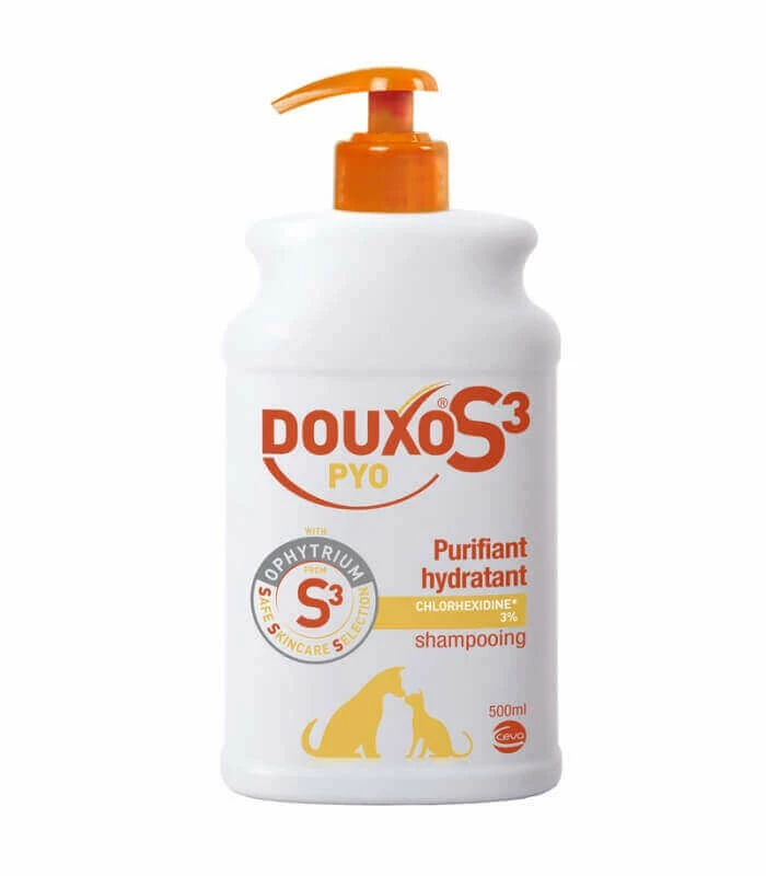 CEVA Shampooing S3 PYO Chien Et Chat 200ml - Douxo 1 CEVA Shampooing S3 PYO Chien Et Chat 200ml - Douxo