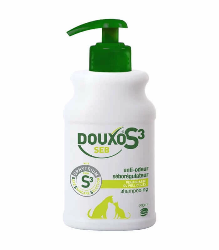 CEVA Shampooing S3 SEBORRHEE Chien Et Chat 200ml - Douxo 1 CEVA Shampooing S3 SEBORRHEE Chien Et Chat 200ml - Douxo