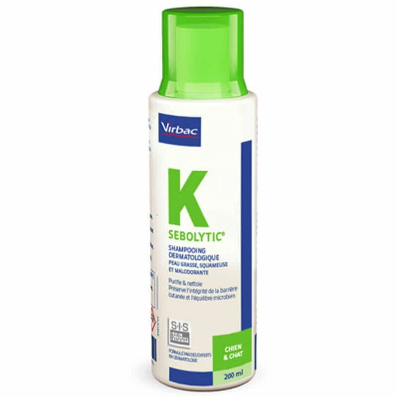 Virbac Shampooing SEBOLYTIC "NF" Chien Chat 1 Virbac Shampooing SEBOLYTIC "NF" Chien Chat