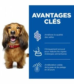 HILL'S Pet Nutrition Croquettes Z/D ACTIVEBIOME+ MINI Chien Sac 1,5 Kg - Prescription Diet -alimentation chats boutique zd activebiome mini chien sac 1 kg prescription diet 4